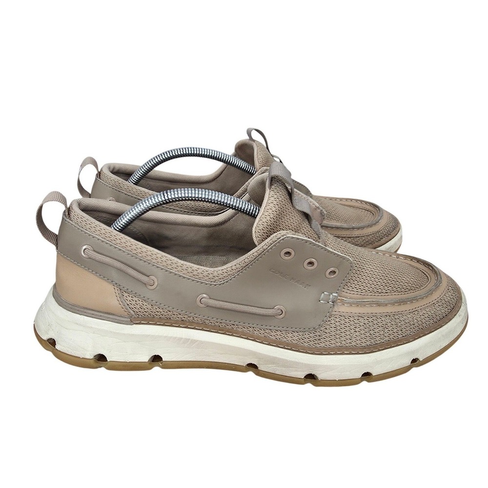 Cole Haan 4.Zerogrand Regatta Boat Shoes Mens 11.5 M Dune Beige Sneakers C36846
